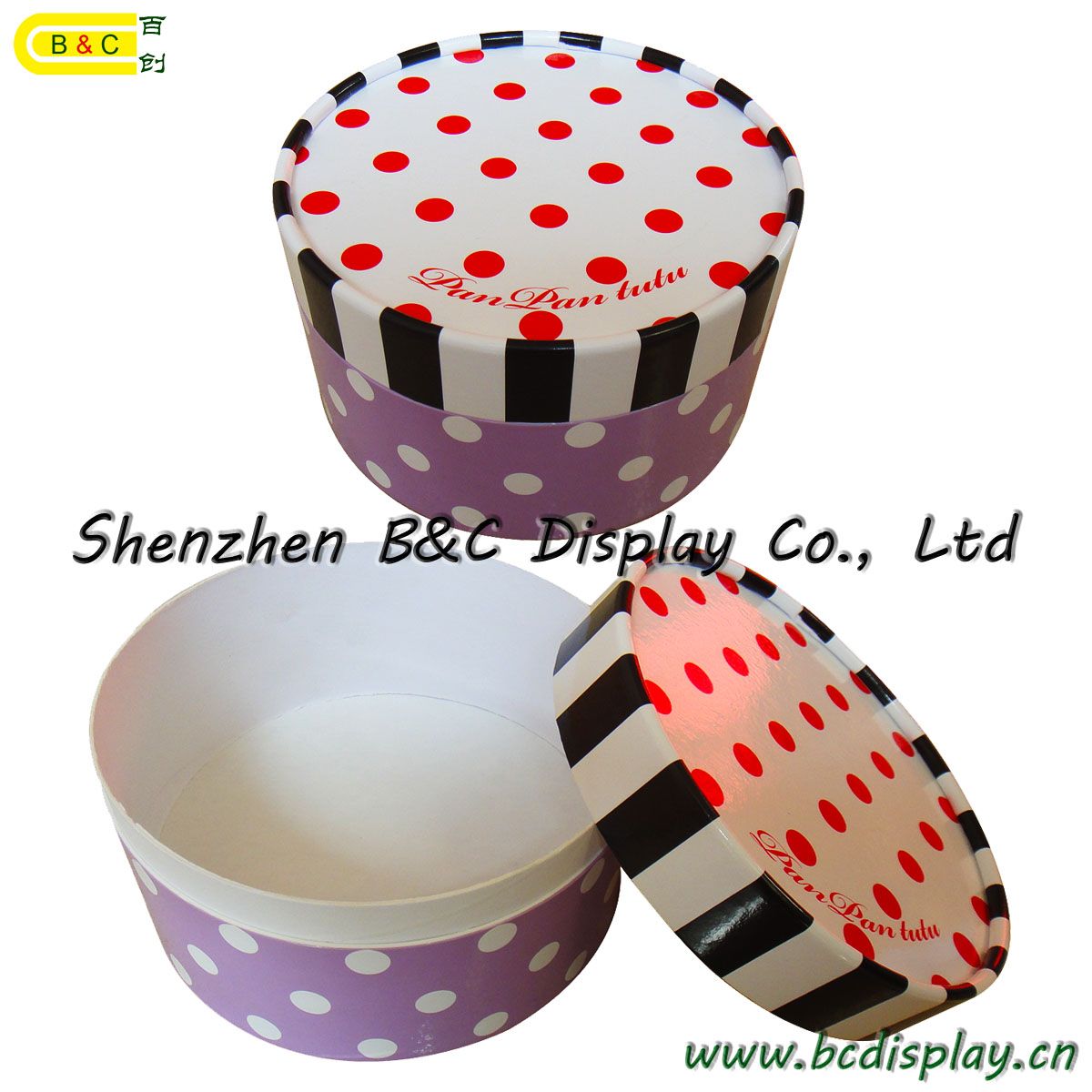 Roundness Gift Box, Cardboard Folding Gift Box, Craft Box (B&C-I013)
