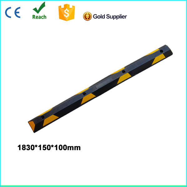 Recycled Rubber Wheel Stopper for Parking Use