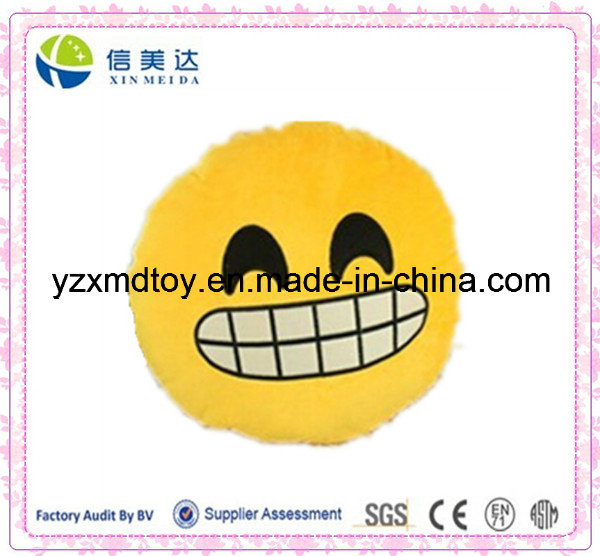 New Emoji Plush Custom Round Pillow Cushion