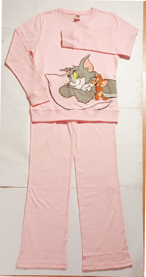 CVC Single Jersey Pajama with Screen Print