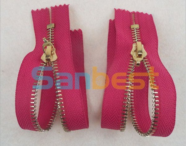 2 Way Closed-End Metal Zipper with Durable Teeth