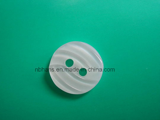 2 Holes New Design Polyester Shirt Button (S-108)