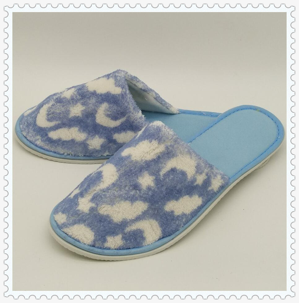 Hotel Sale Very Soft Colorful Plush Slipper