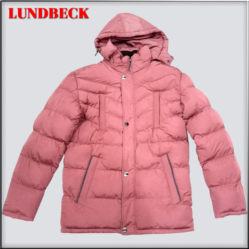 Simple Style Men's Padding Jacket with Nylon