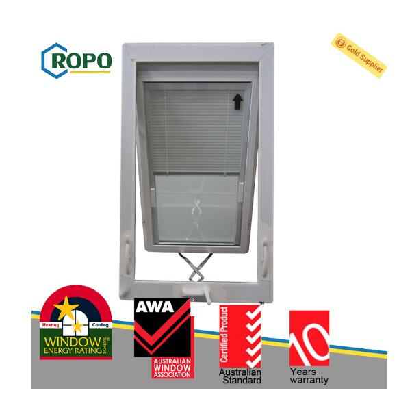 Veka Profile Hand Crank Awning Window with Winder, Open Outside PVC Windows
