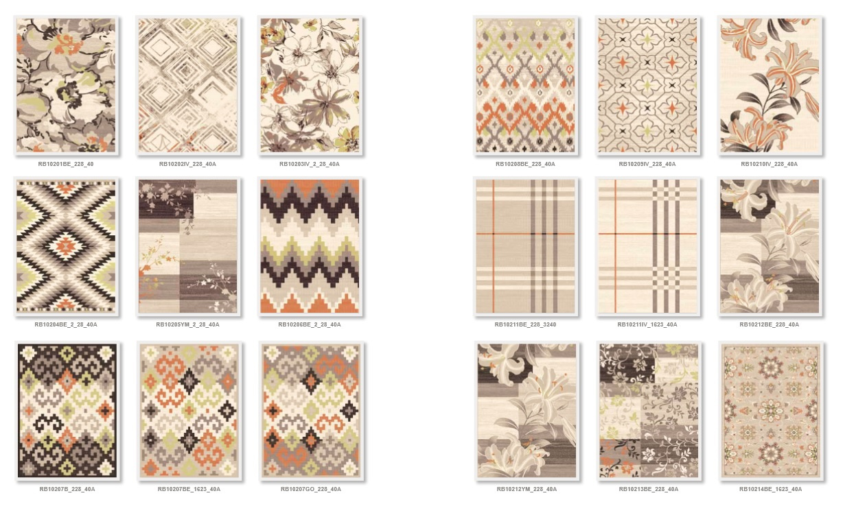 Wilton Machine Made Area Modern Carpets