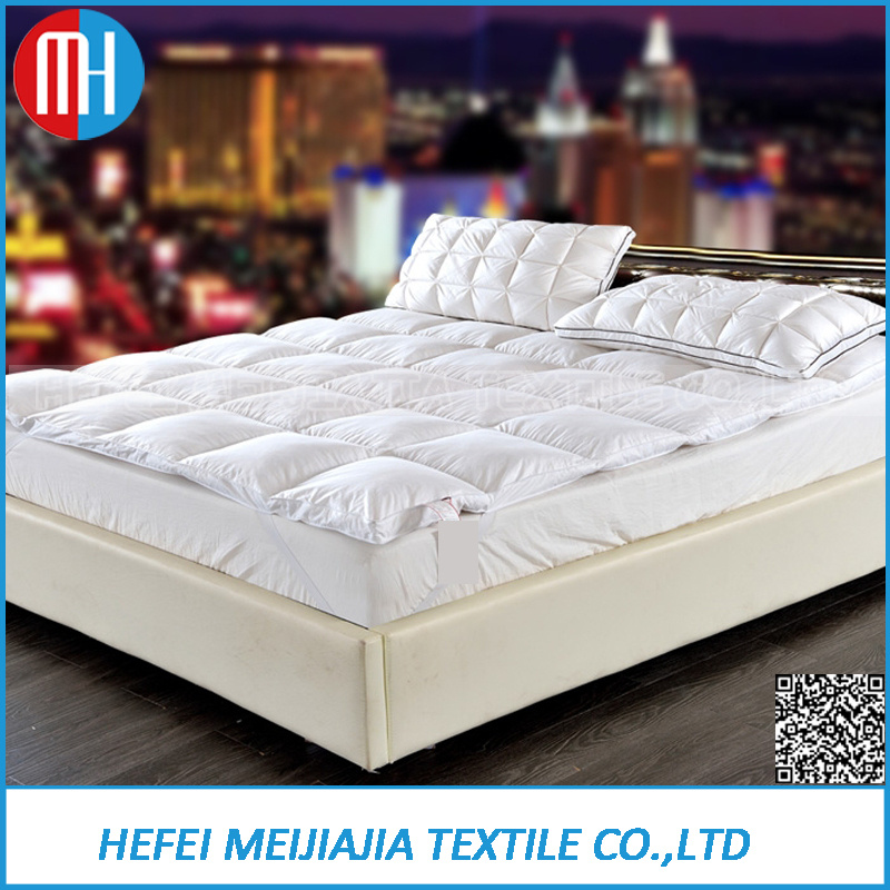 Goose Feather Mattress Topper with 100% Cotton Shell