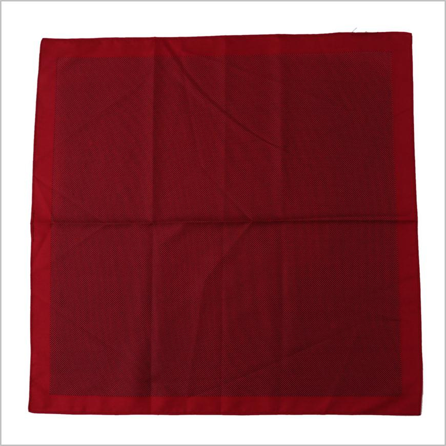 New Design Solid Color Uniform Printed Silk Polyester Logo Scarf (SF-015)