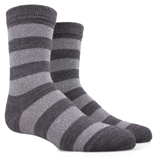Pinstripes&Coarse Stripe Crew Men Sock