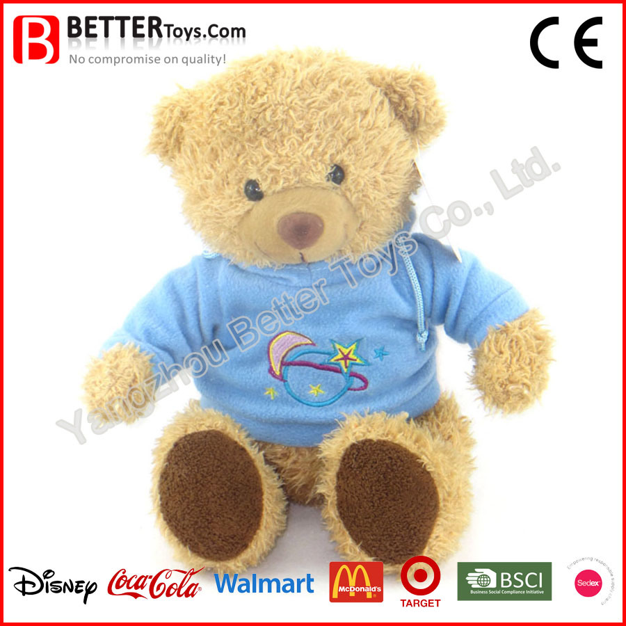 Stuffed Animal Soft Teddy Bear Plush Toys in Hoodie