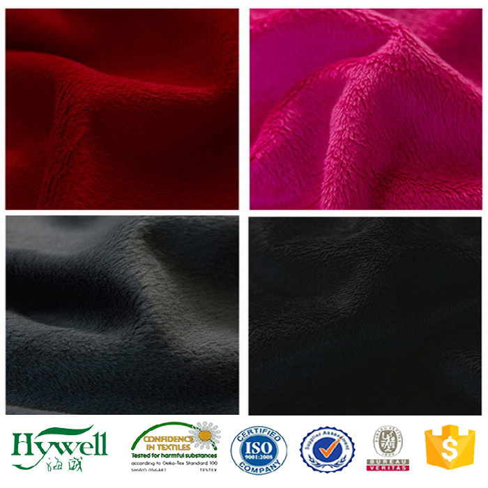 Knitting Super Soft Micro Velboa Brushed Fabric for Toys and Sleepwear