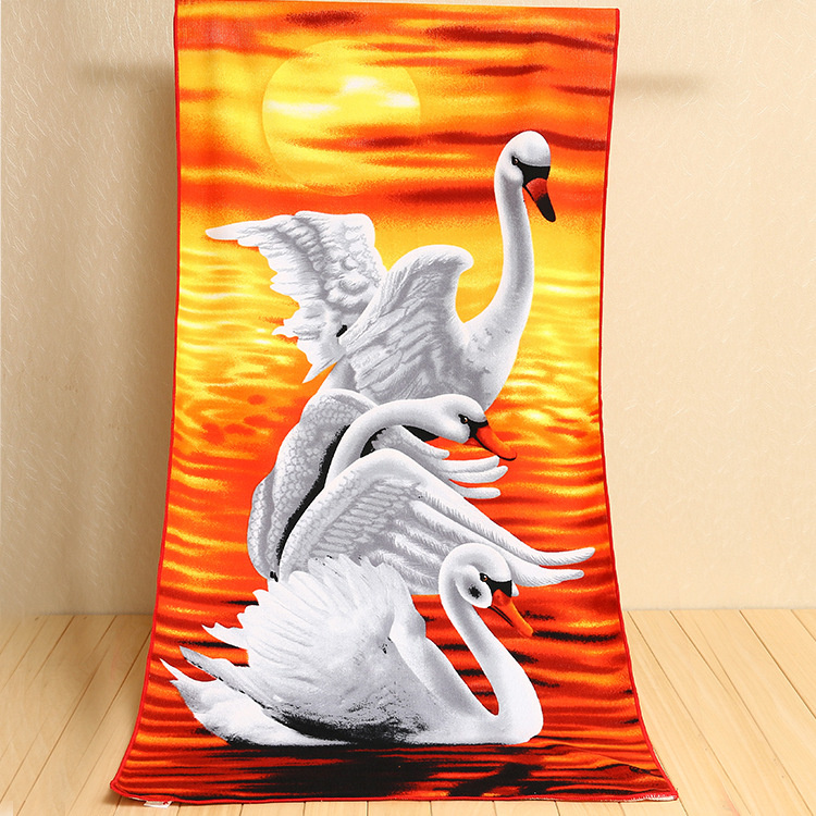 Custom Design Printed Microfiber Beach Towel