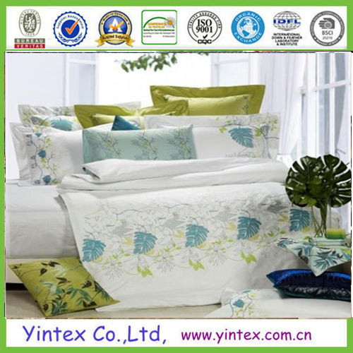 100% Cotton Splendor and Elegant Embroider Bedding Set