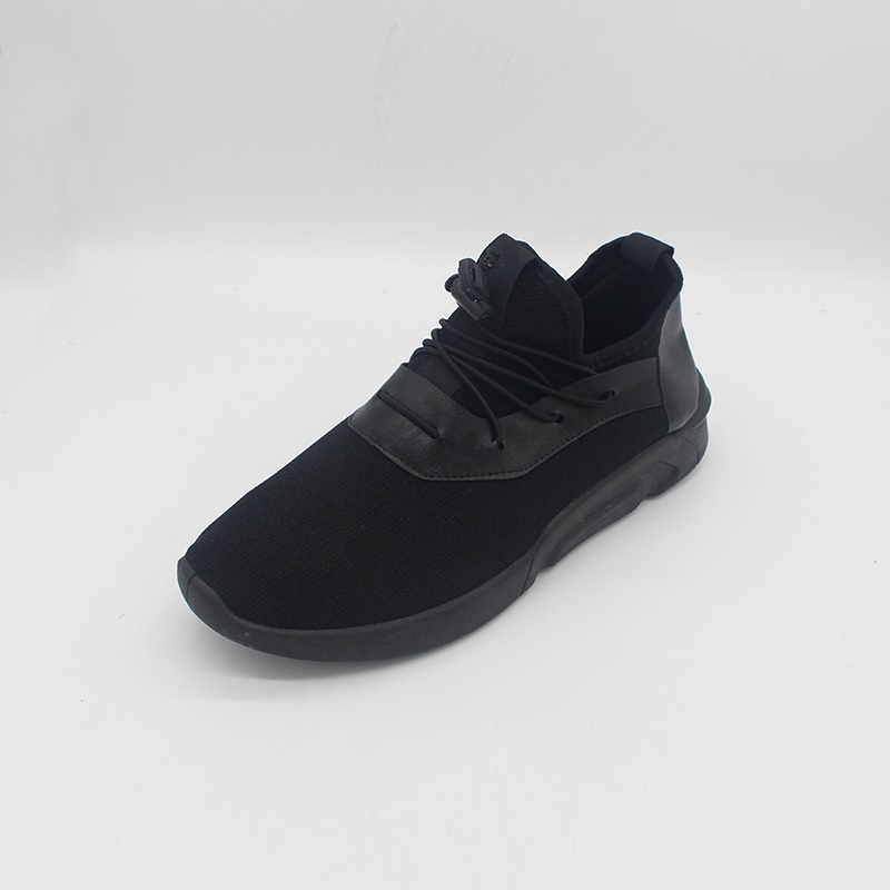 Fabric Upper Injection Men's Shoes with Elastic