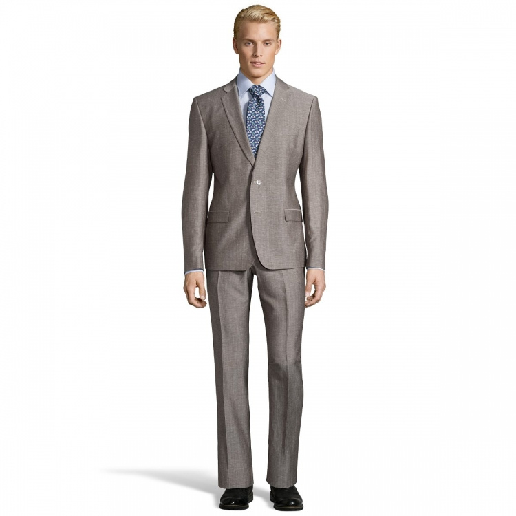 Italian Wool Fabric Elegant Men's Suit