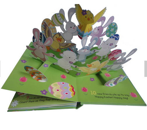 Cut Custom Creative Gift Pop up Book for Children