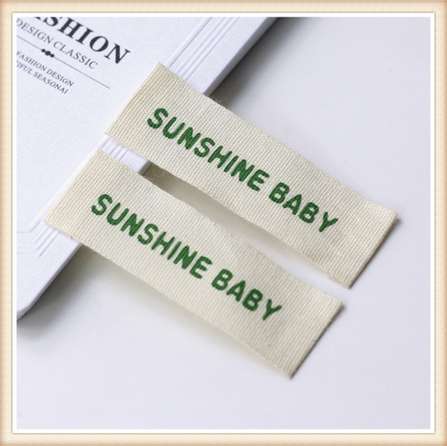 Factory Direct High Quality Garment Accessory End Fold Woven Label