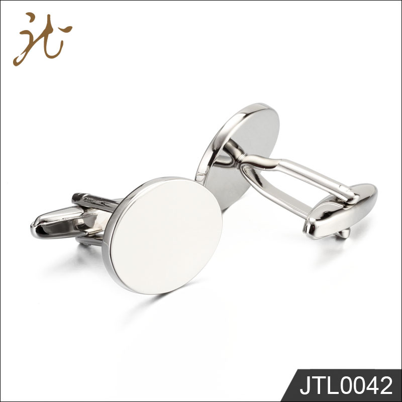 Fashion Nice Quality Polished Stainless Steel Cuff Buttons in Bulk
