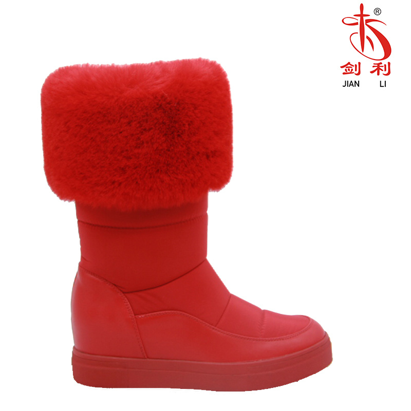 2018 Soft Fur Wool Winter Knee-High Boots Women Shoes (BT743)