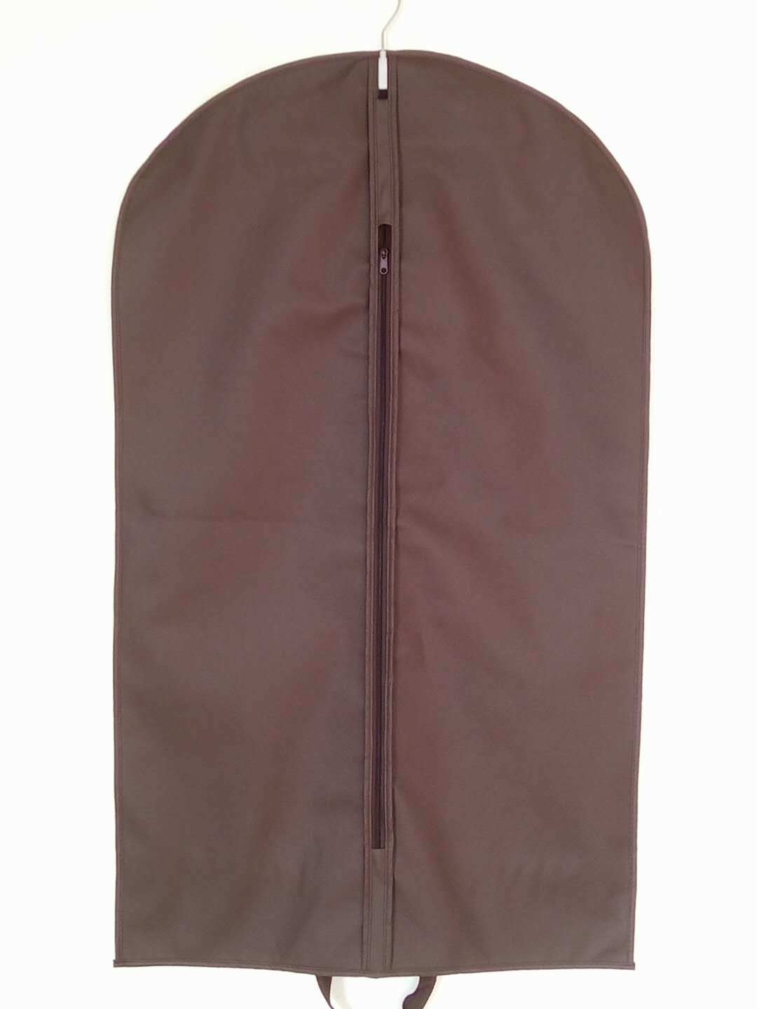 Custom Brown PP Non Woven Golden Printing Garment Bag