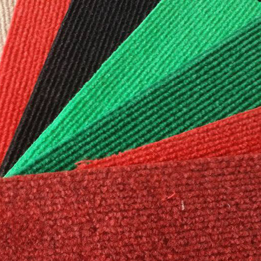 Glue Sticky Back Solidly Ribbed Carpet