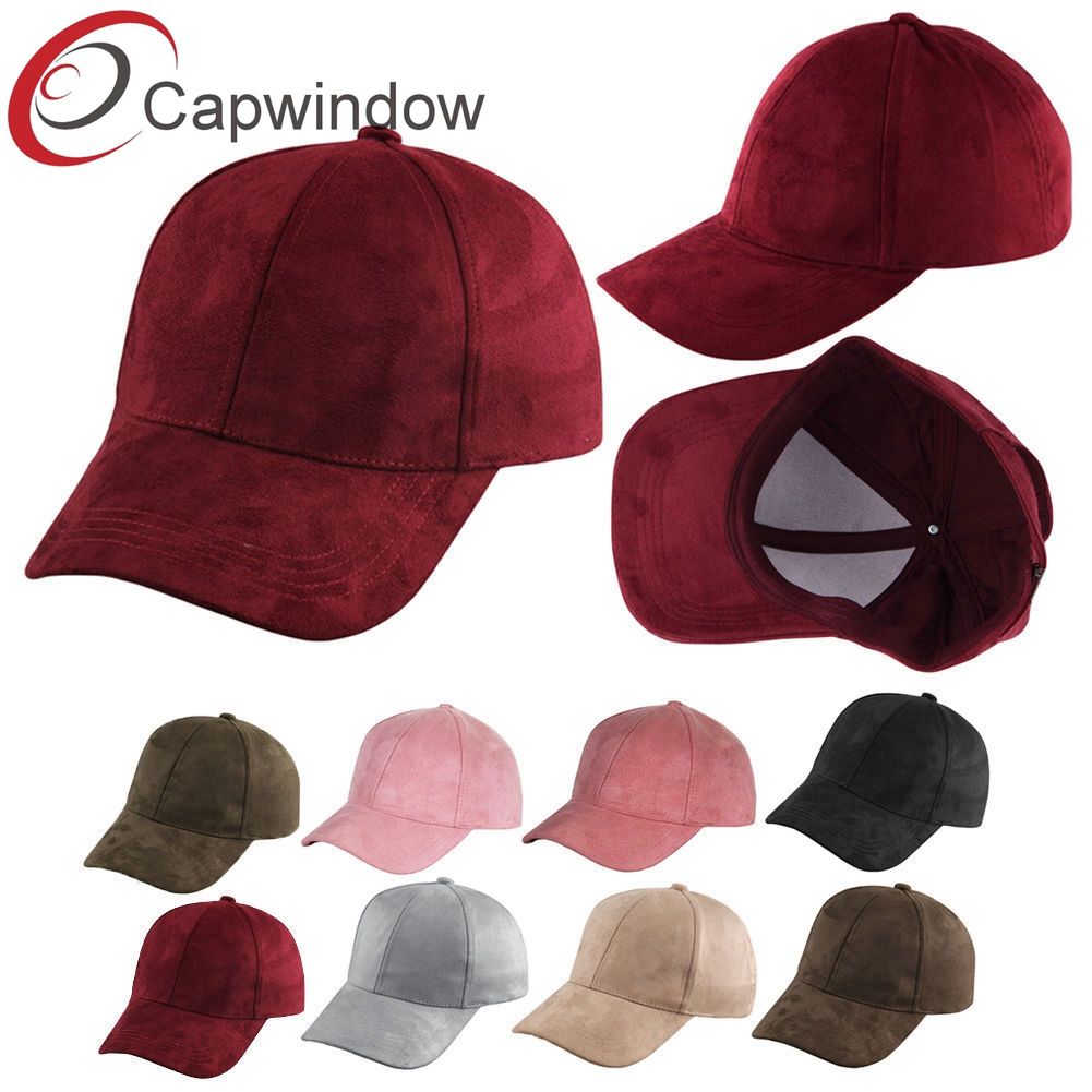 Faux Suede Baseball OEM Hat/Cap