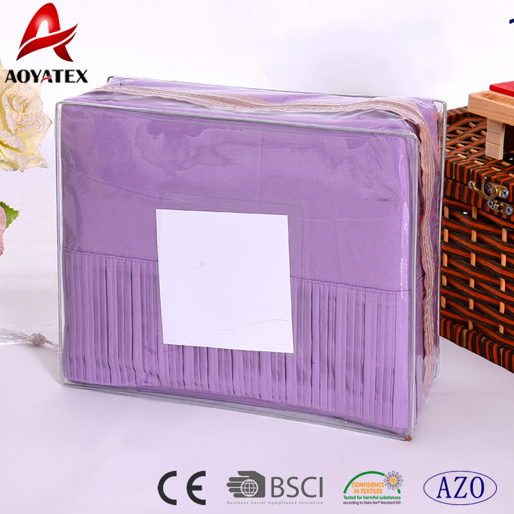 Solid 3PCS Super Soft Polyester Duvet Cover for Home Use