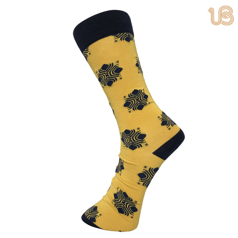 Men's Custom Designed Printing Sock