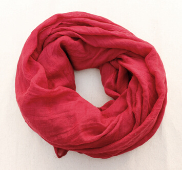 Colourful Silk Cotton Wool Linen Spring Autumn Scarf