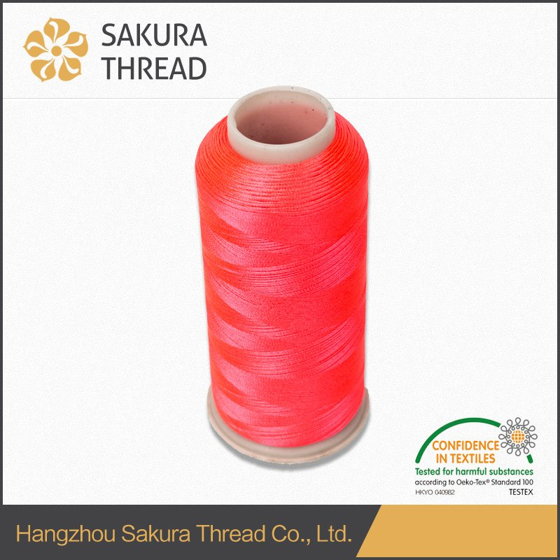 Oeko-Tex 100% Rayon Viscose 120d/2 Thread with High Strength