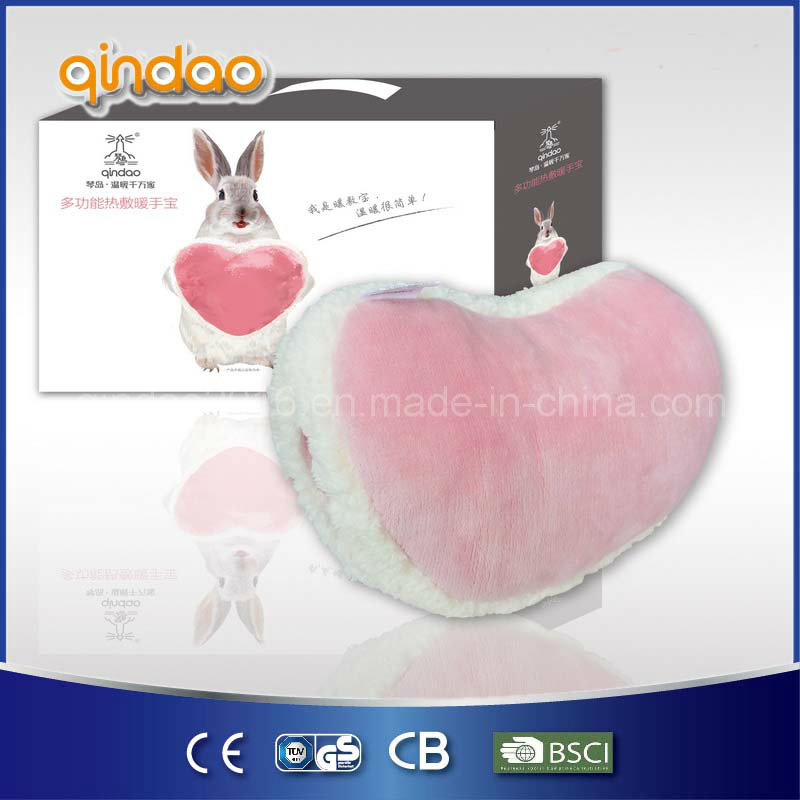 Soft Fleece Comfortable Multi-Use Heating Throw Pillow for Hand Warmer