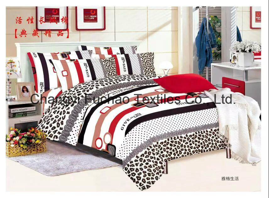 100% Cotton or Poly Bed Sheet Bedding Set