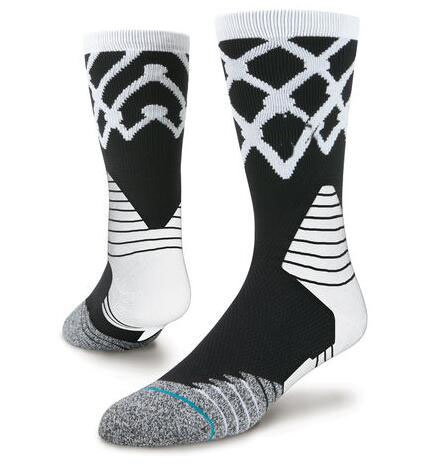 Grid Pattern Antimicrobial and Antistatic Elite Socks