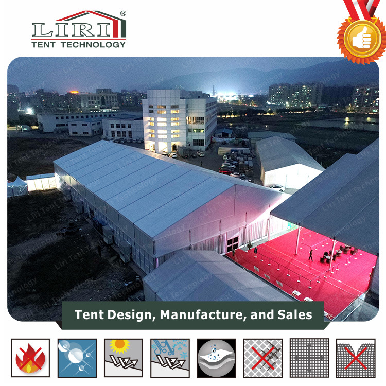 White Color PVC Tent Used for Outdoor Sport Event