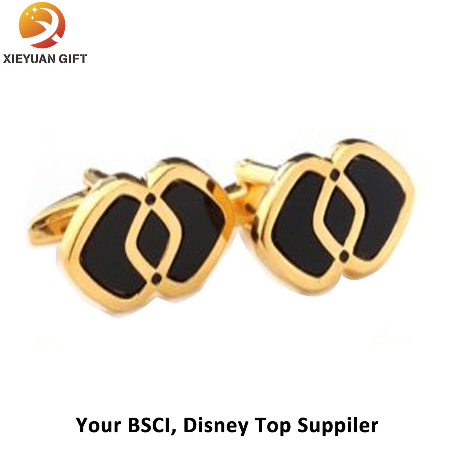 Gold Embossed Cufflinks Manufacture Bulk Cufflinks Gold Chain Cufflinks
