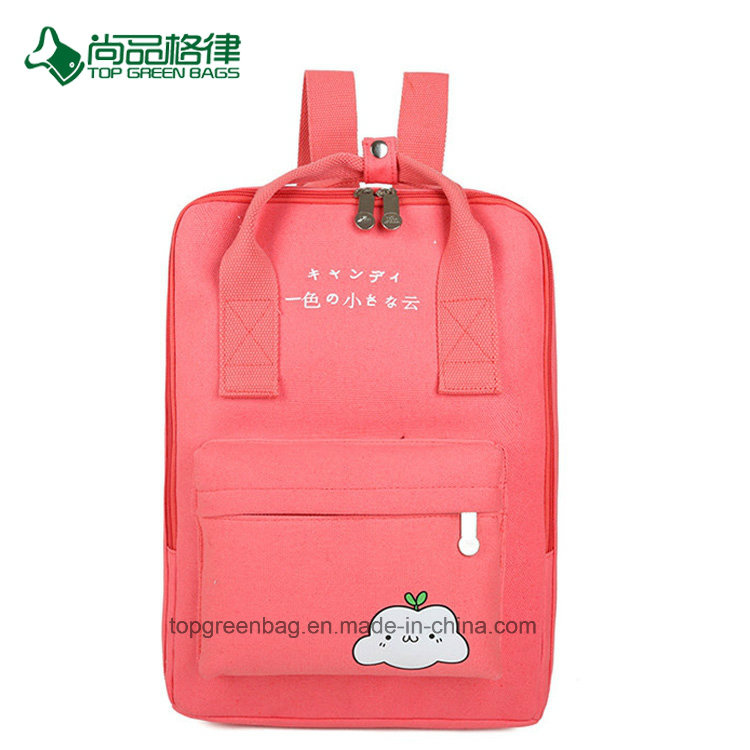 2017 Fashion Custom Canvas Backpack Bags with Handle for Teens