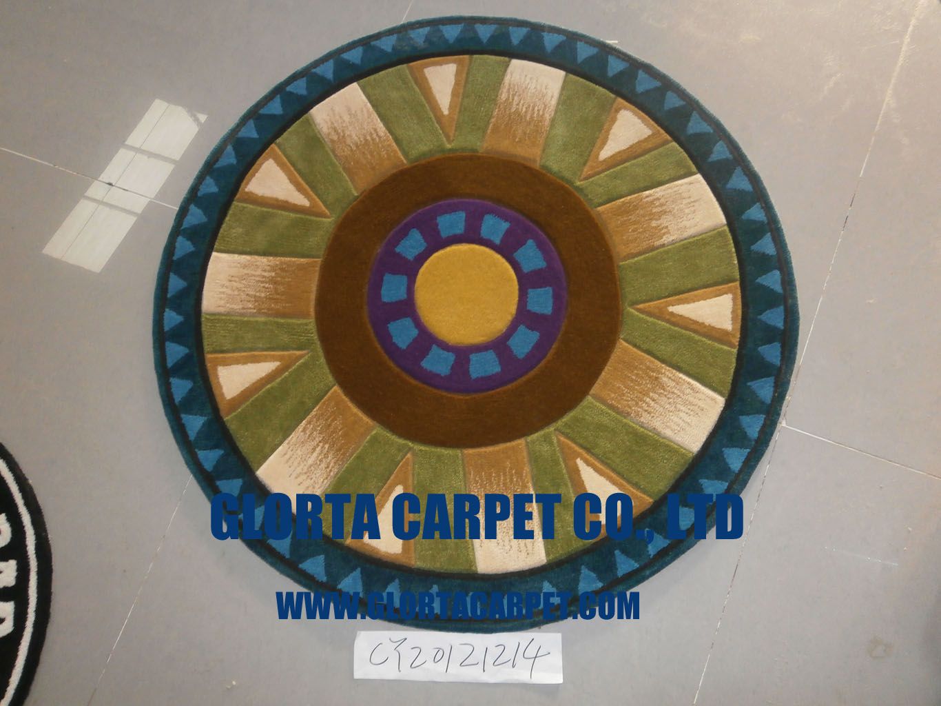 Hand Tufted /Wool /Round Shape Carpet