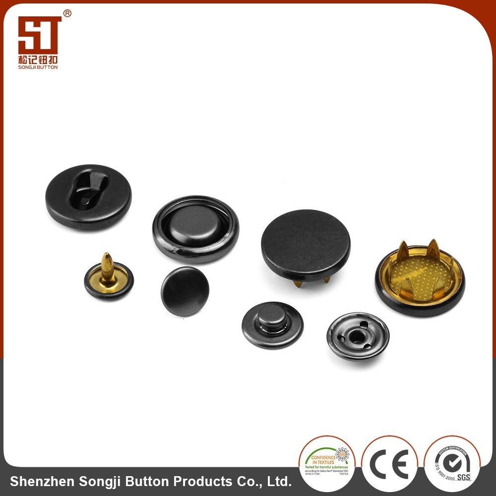 High Quality Walkingzone Monocolor Individual Snap Metal Button for Shirt
