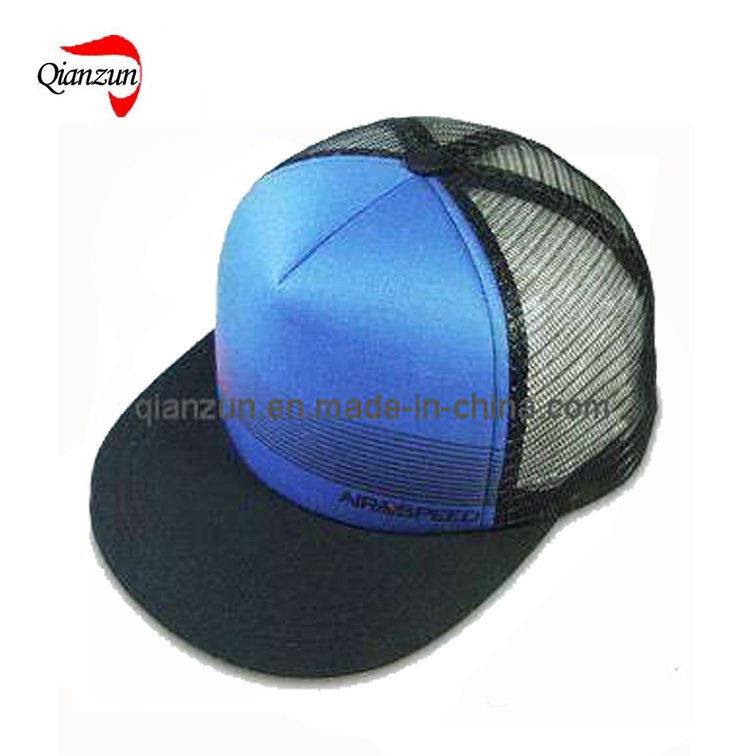 Man's Flat Bill Snapback Trucker Cap