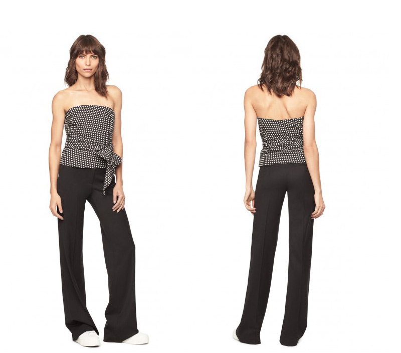 Wool Gabardine  Trouser Low Rise Trouser