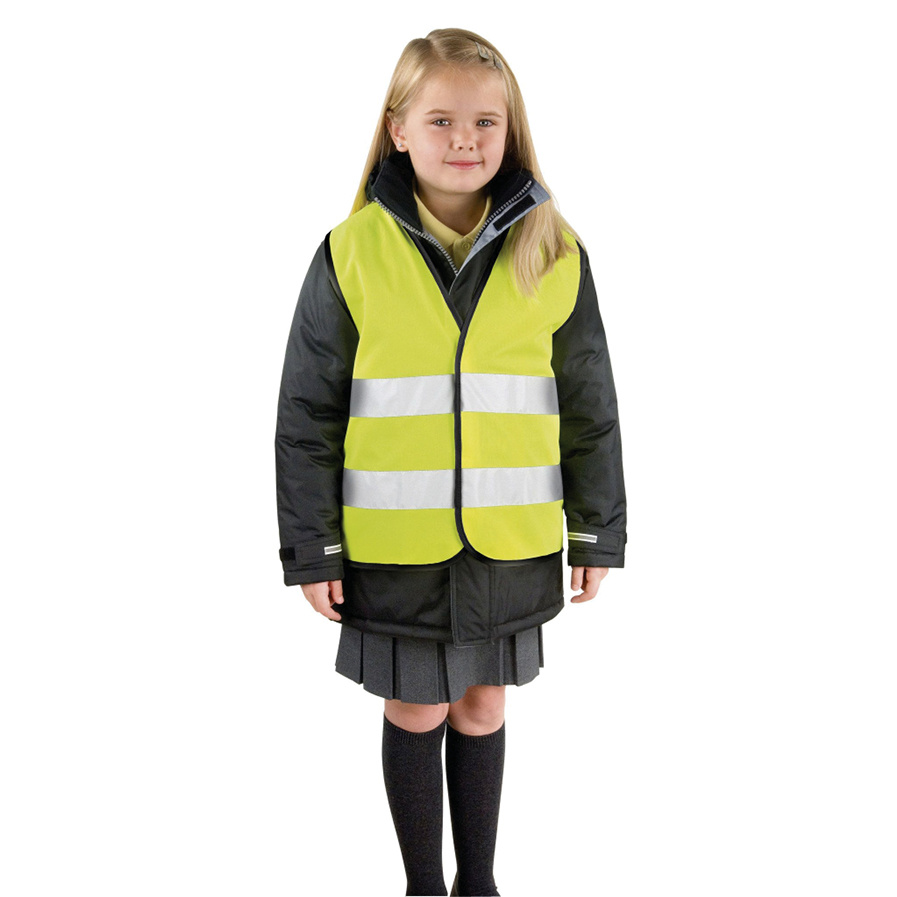 Custom Police 100% Polyester Mesh Reflective Traffic Safety Vest