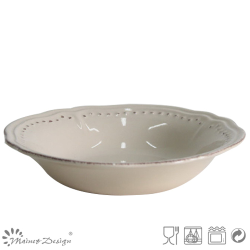 Grey Ceramic Bowl with DOT