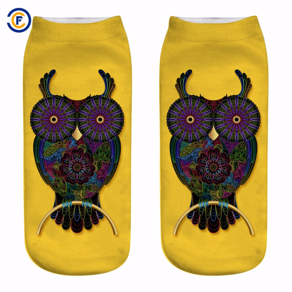 Customized 3D Printing Polyester Elastane Socks