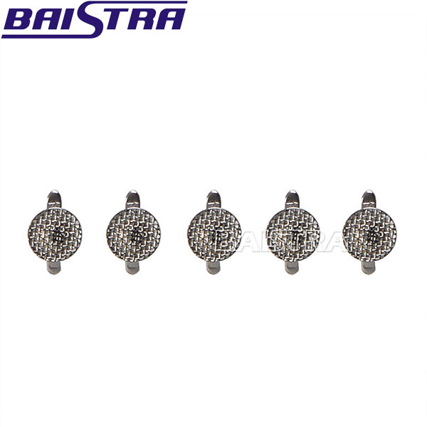 Dental Orthodontic Mesh Base Bondable Metal Lingual Button