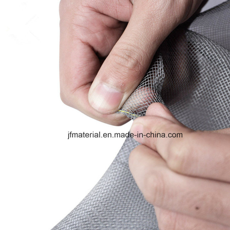 Window Screening Insect Wire Netting Mesh Fiberglass Window Screen (Black/Grey)