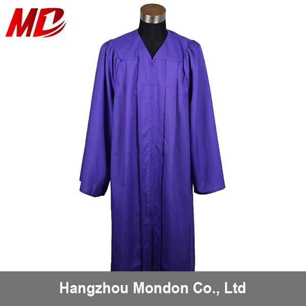 Gown for High School Graduation Matte Purple
