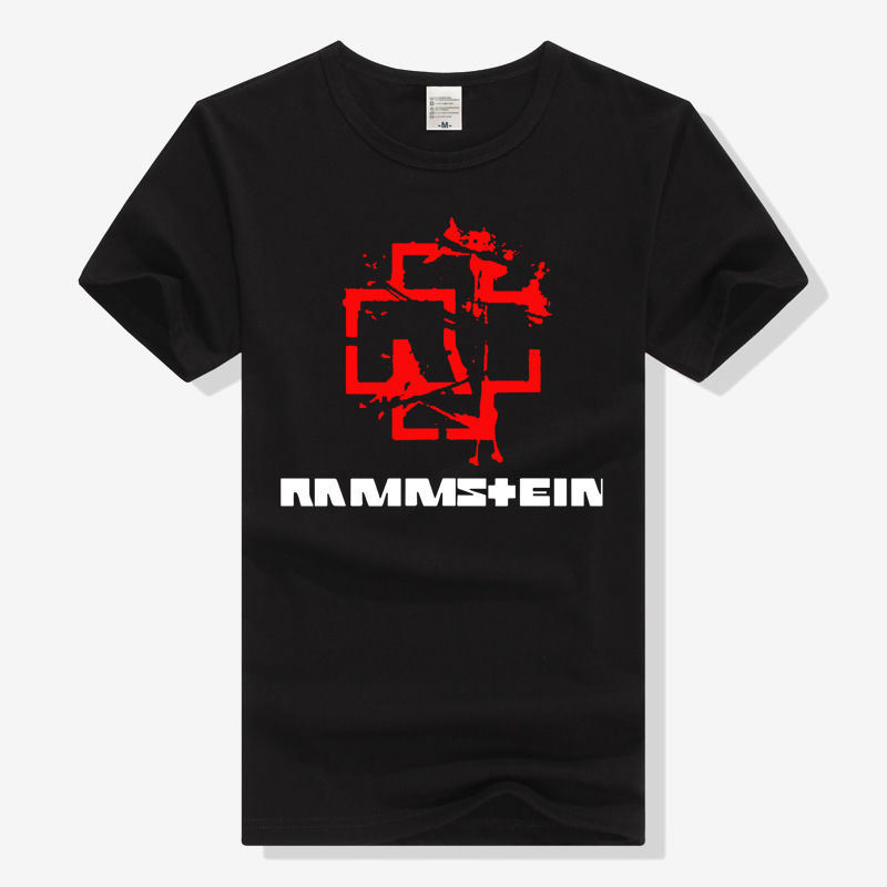 Men's Hipster Rammstein Classic Logo Printed T-Shirt