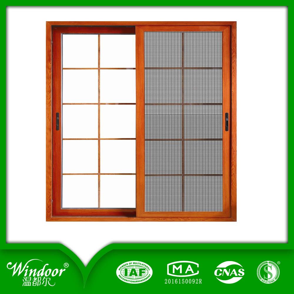 Aluminum Profile Sliding Window with Mosquito Net