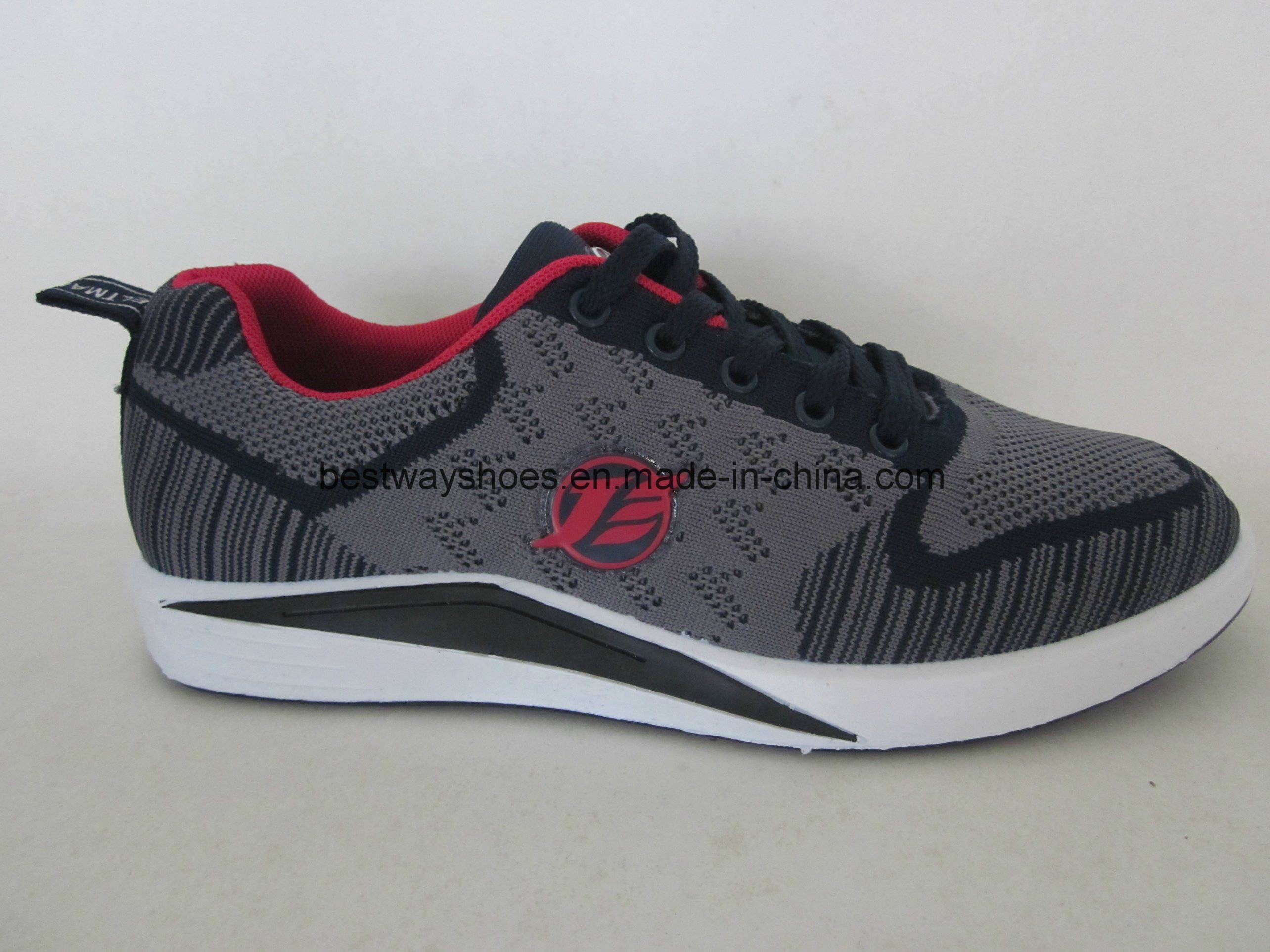 Sports Running Shoes with PVC Injection