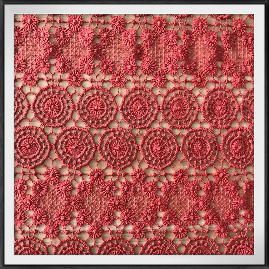 Geometrical Guipure Lace Polyester Embroidery Lace